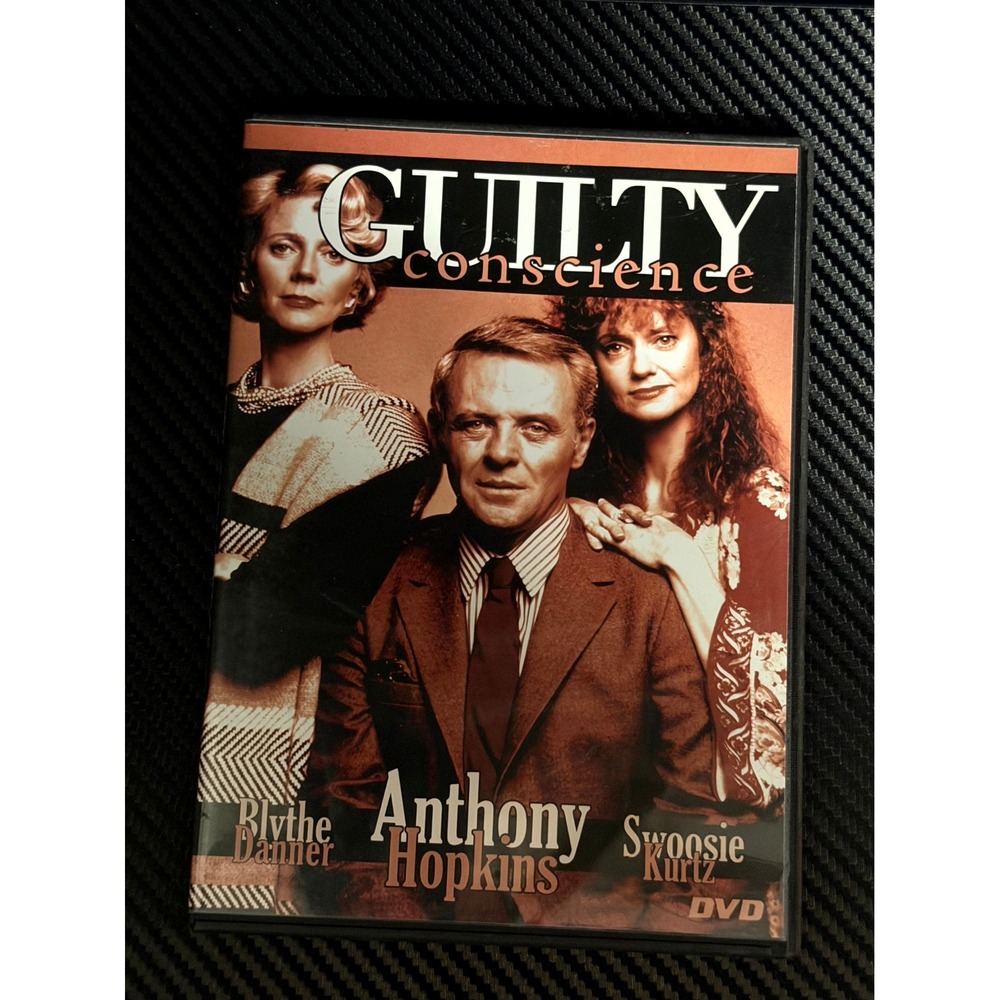 Guilty Conscience DVD Anthony Hopkins Blythe Danner Thriller Drama EUC